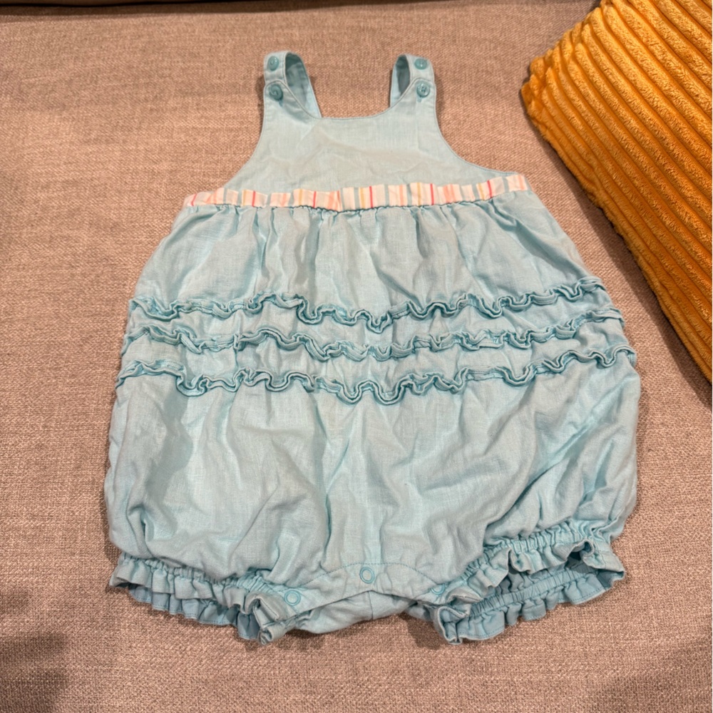 Janie and Jack Girls’ Pastel Romper